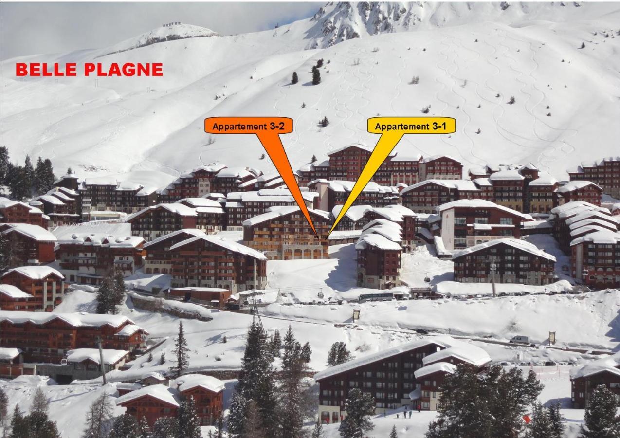 Belle Plagne 1 Appart 6 pers du Dimanche au Dimanche Ski au pieds La Plagne Extérieur photo